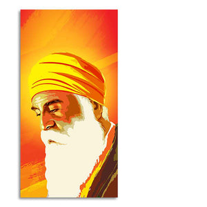 Shri Guru Nanak Dev Canvas Wall Painting