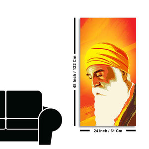 Shri Guru Nanak Dev Canvas Wall Painting