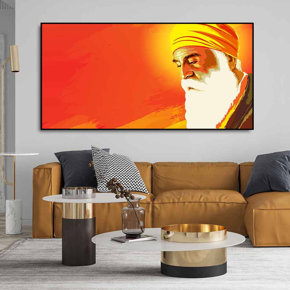 Shri Guru Nanak Dev Premium Wall Painting