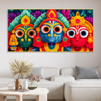 Shri Jagannath Wall Art Canvas Painting