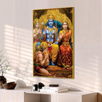 Shri Ram Darbar Painting | Divine Hindu Wall Art