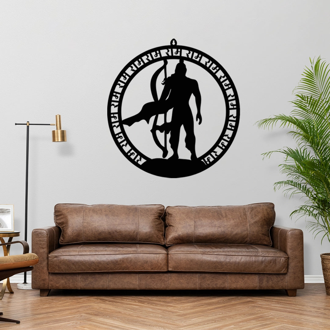 Shri Ram with Bow LED Wall Hanging for Spiritual Wall Decor