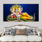 Shri Vishnu Avtar Wall Art Canvas Painting