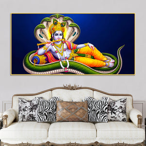 Shri Vishnu Avtar Wall Art Canvas Painting