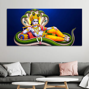 Shri Vishnu Avtar Wall Art Canvas Painting