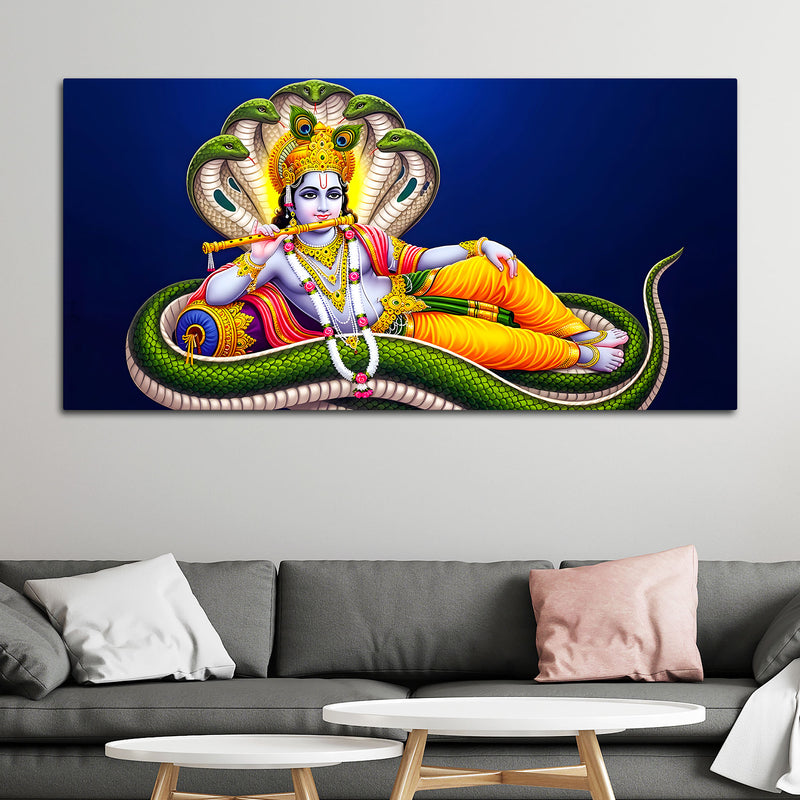 Shri Vishnu Avtar Wall Art Canvas Painting