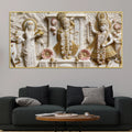 Shrinathji Divine Darbar 3D Canvas Wall Painting