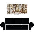 Shrinathji Divine Darbar 3D Canvas Wall Painting