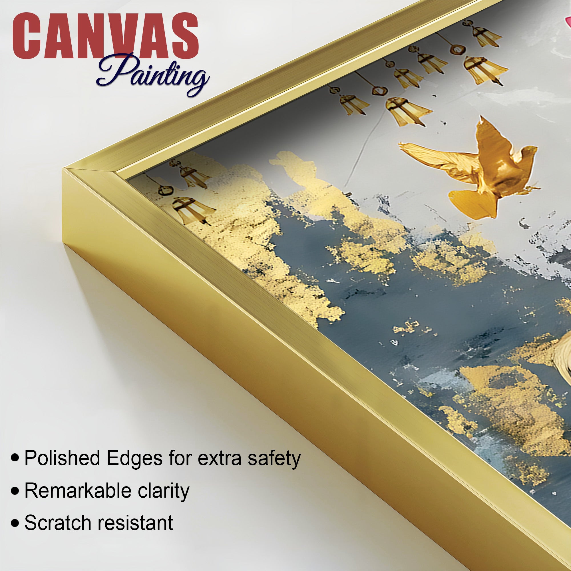 Shrinathji Krishna Pichwai Art Canvas Wall Painting