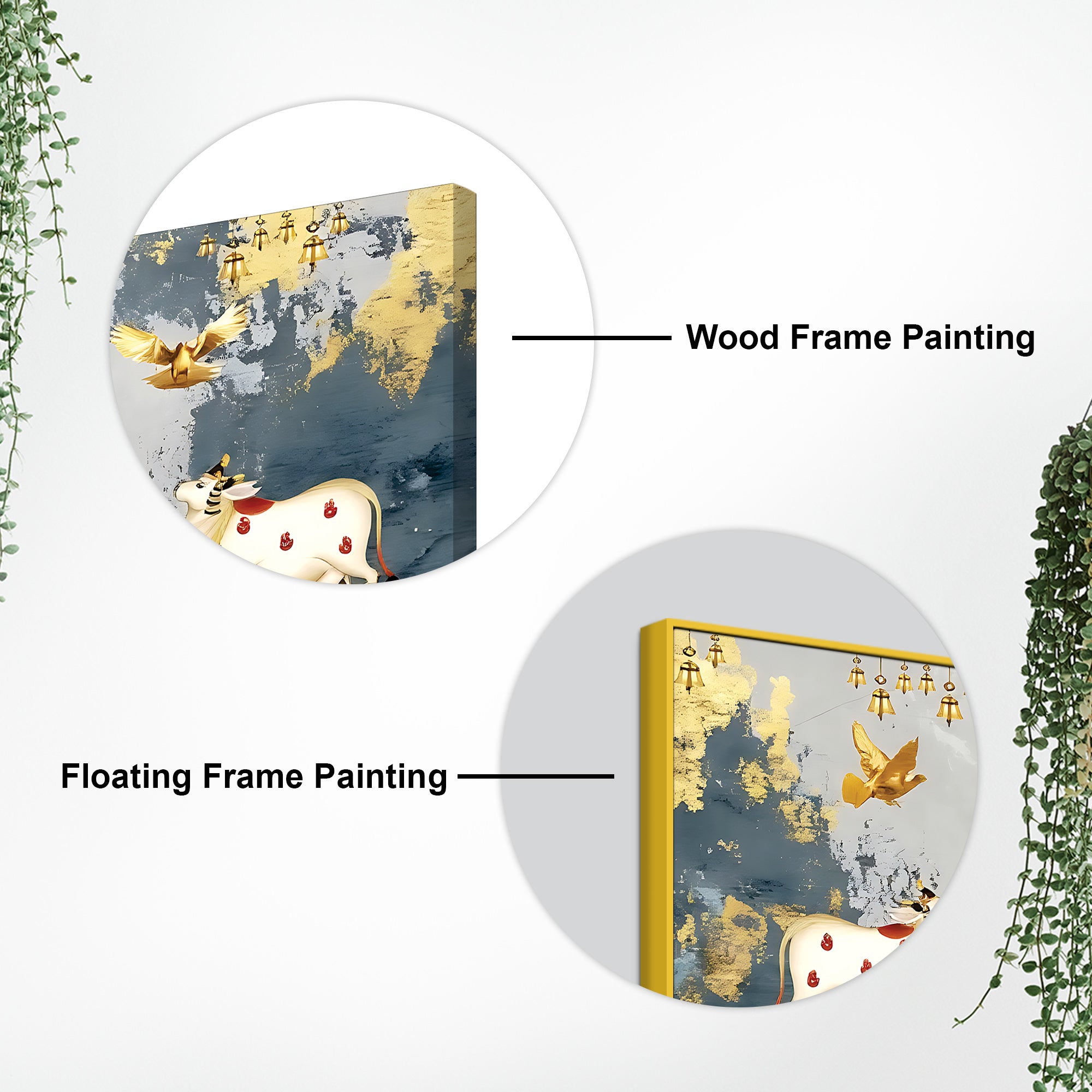 Shrinathji Krishna Pichwai Art Canvas Wall Painting