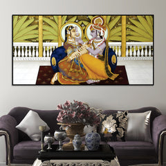 Shrinathji Krishna Premium Pichwai Wall Decor Painting