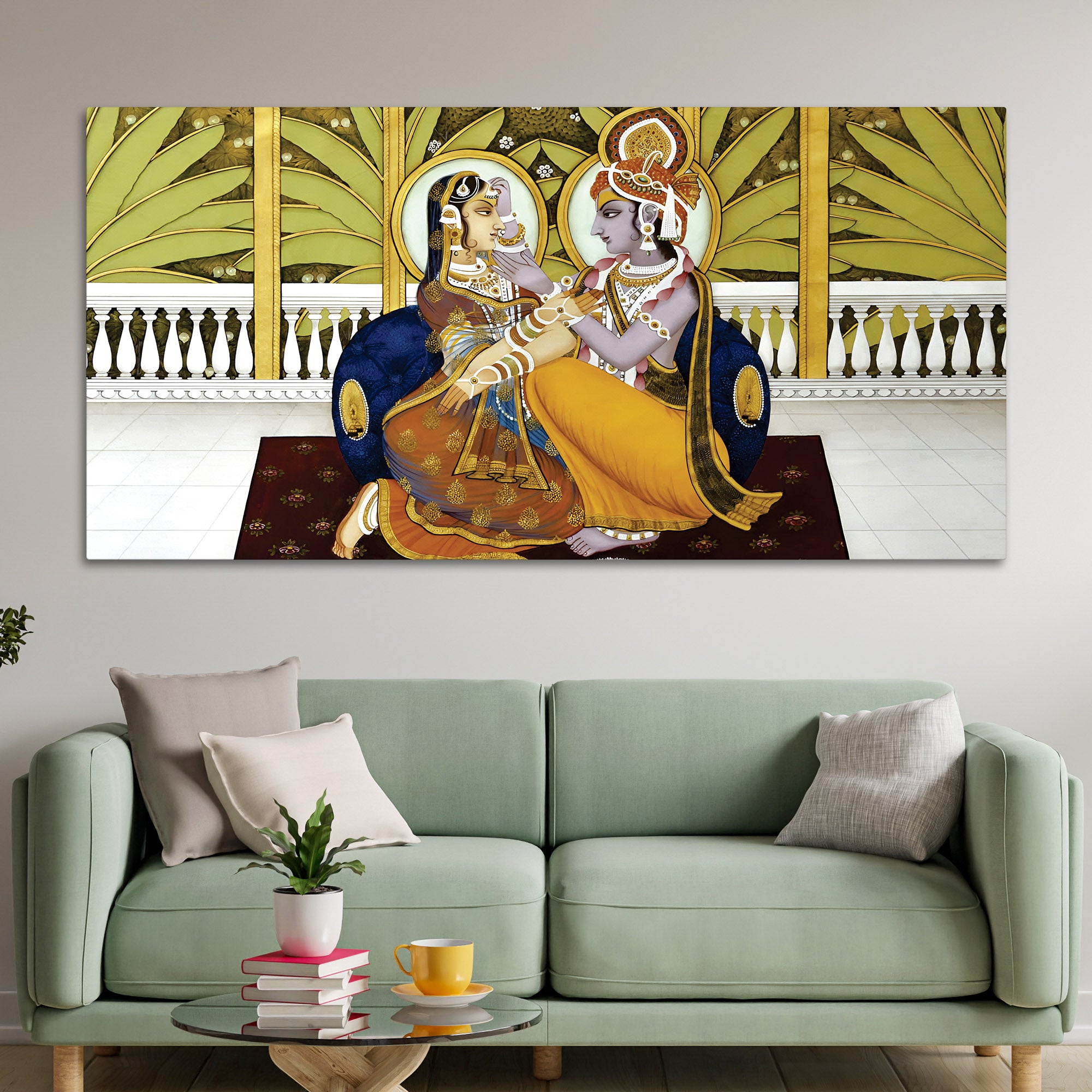 Shrinathji Krishna Premium Pichwai Wall Decor Painting