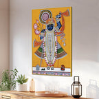 Shrinathji Nathdwara Pichwai Canvas Painting | Divine Wall Decor