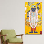 Shrinathji Pichwai Canvas Painting | Nathdwara Wall Decor for Living Room