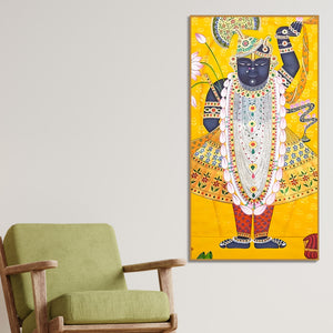 Shrinathji Pichwai Canvas Painting | Nathdwara Wall Decor for Living Room