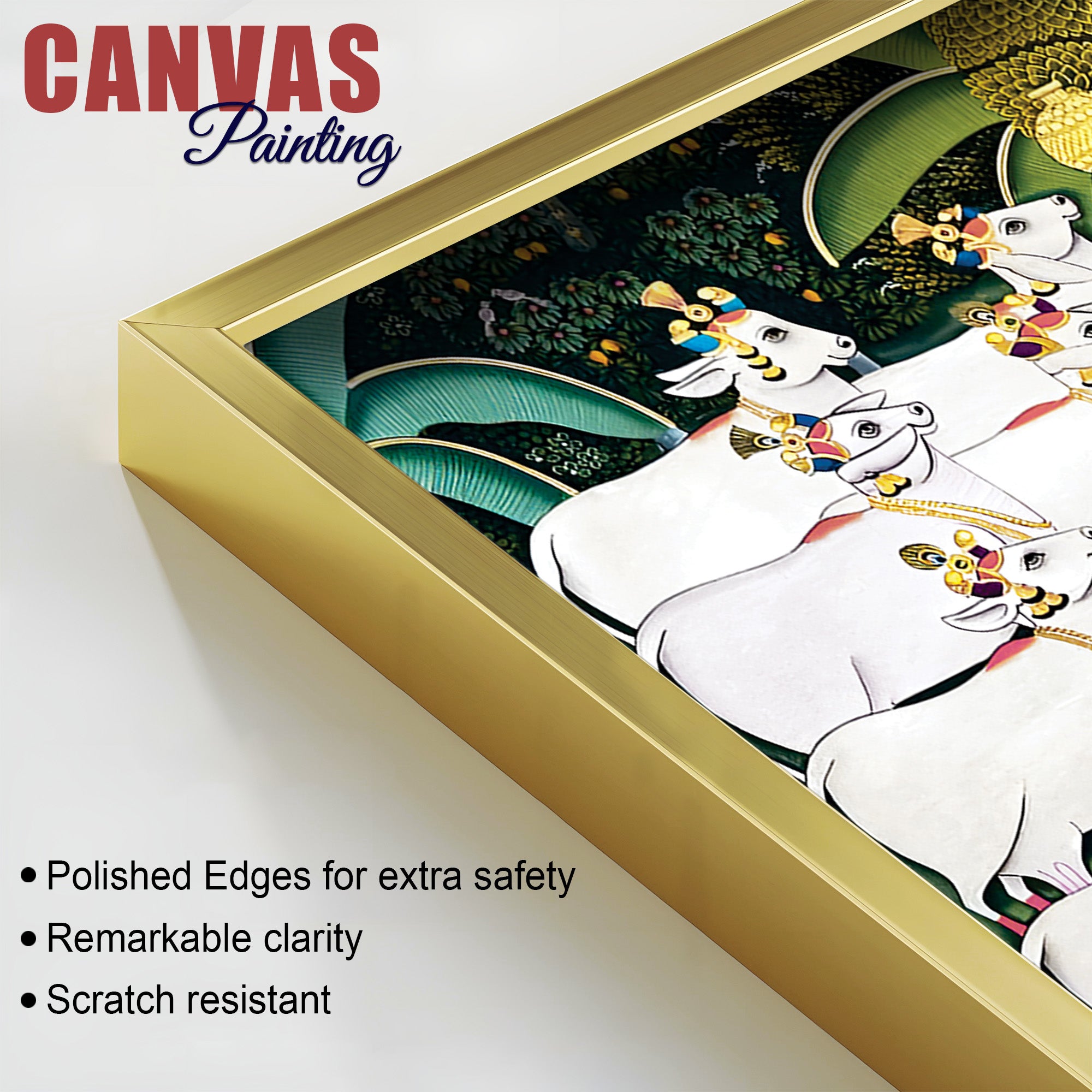 Shrinathji Pichwai Wall Art Canvas Wall Painting