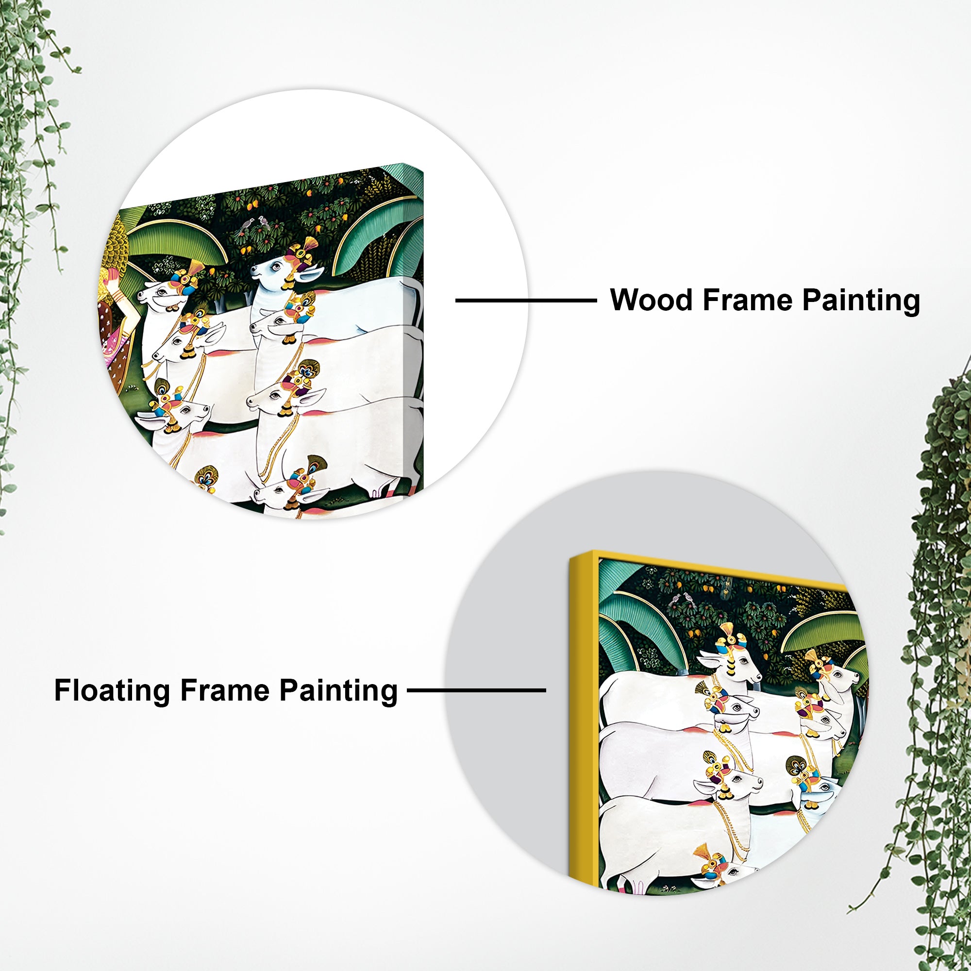 Shrinathji Pichwai Wall Art Canvas Wall Painting