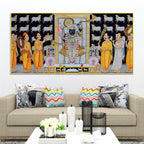 Shrinathji Temple Scene Religious Wall Painting