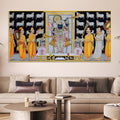 Shrinathji Temple Scene Religious Wall Painting