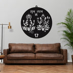 Shubh Labh Lakshmi Ganesh LED Wall Hanging for Wall Decor