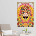 shyam-baba-traditional-devotional-canvas-painting-pooja-room-wall-decor