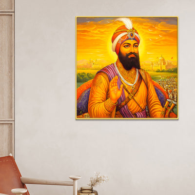 sikh-guru-blessing-painting-spiritual-wall-decor-art