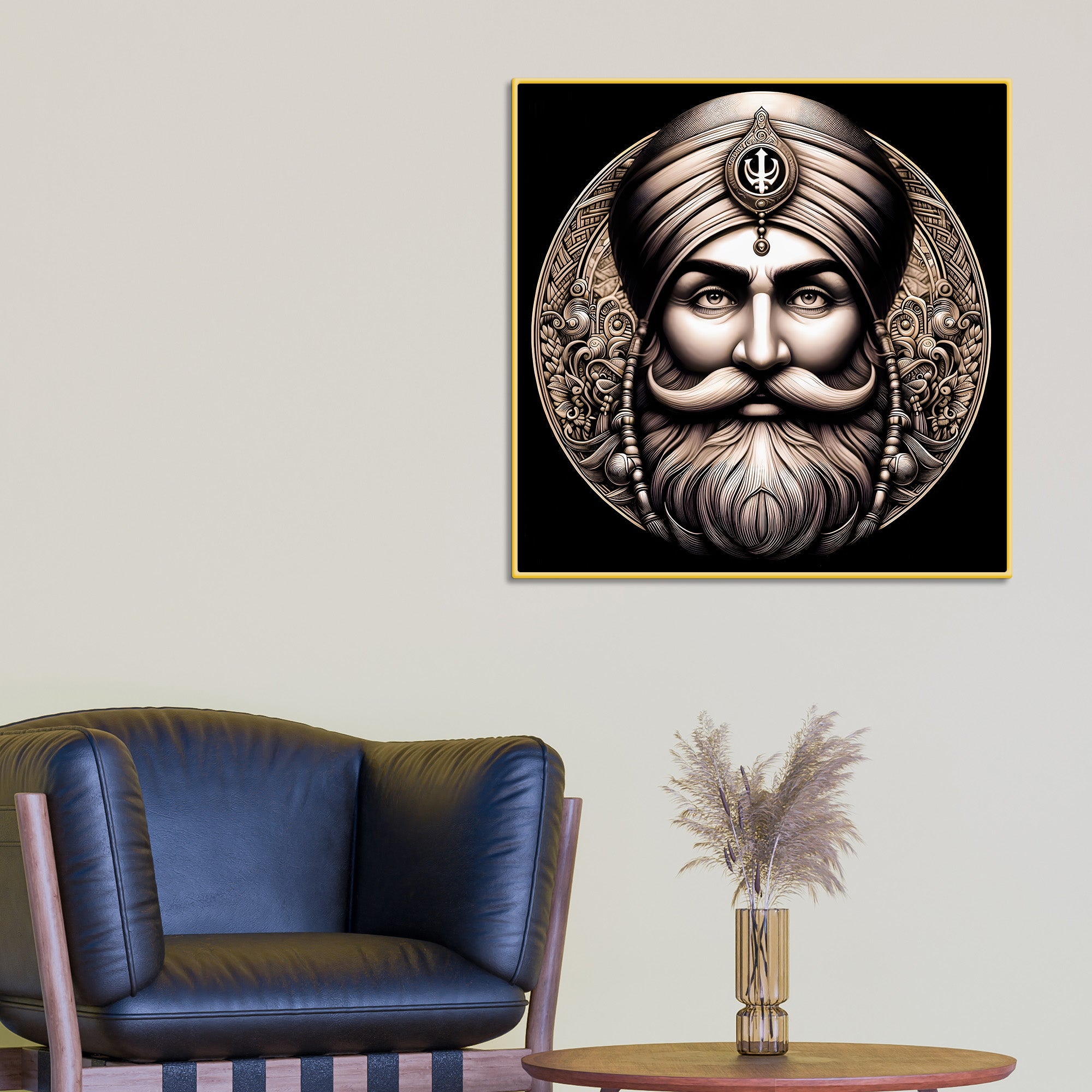 sikh-guru-inspired-modern-wall-painting-for-luxury-decor