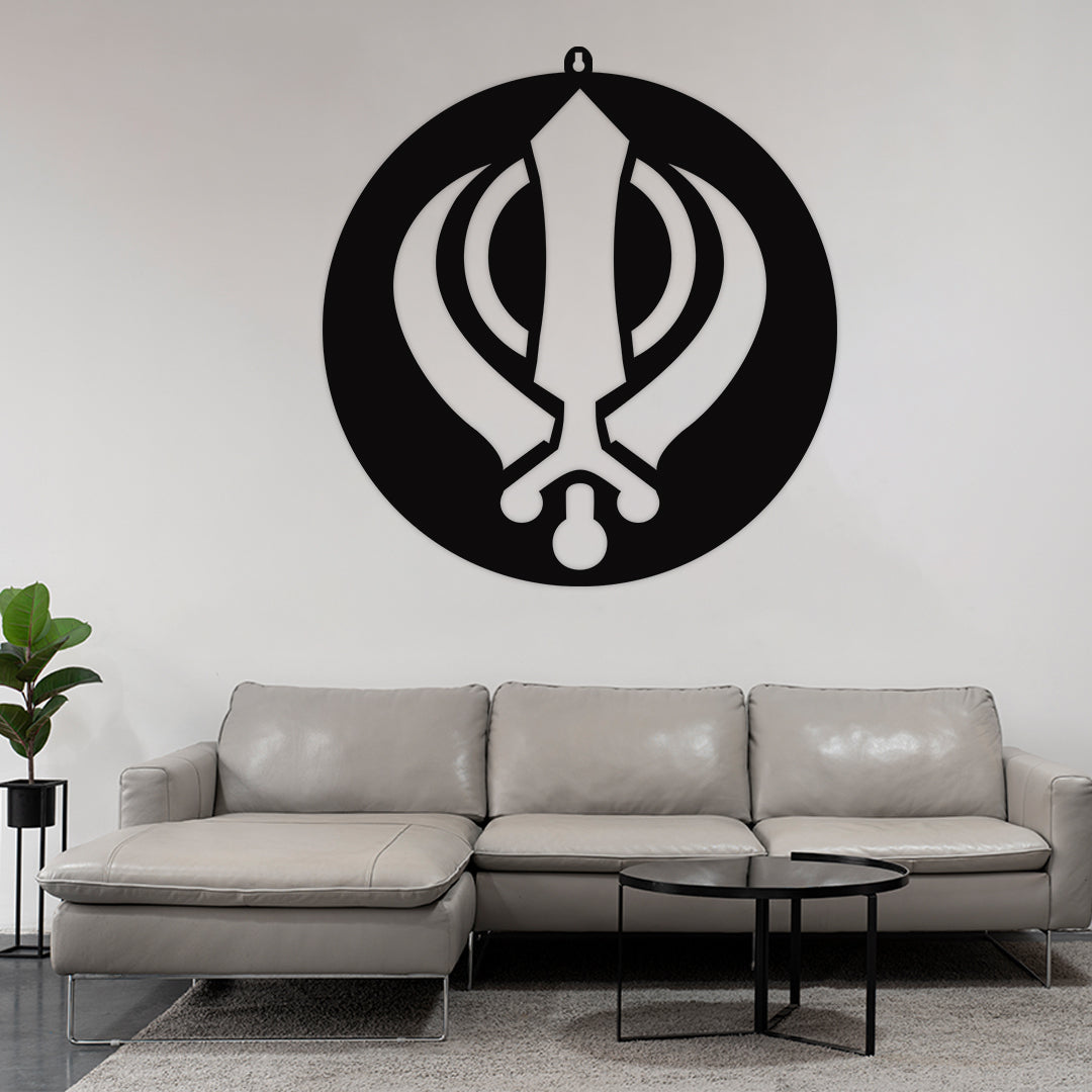 Sikh Religious Symbol LED Wall Hanging for Wall Decor