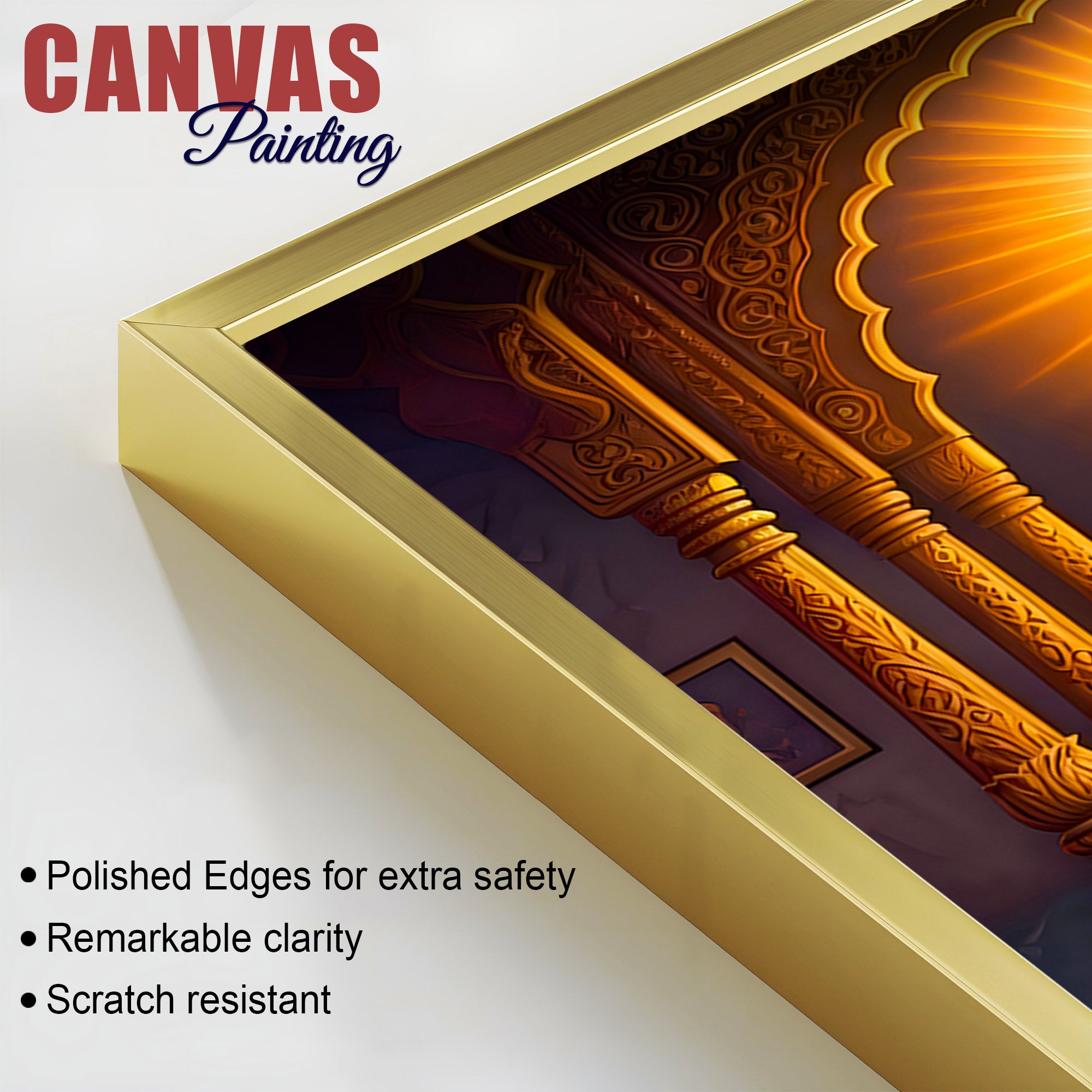 Sikh Spiritual Painting Guru Nanak Dev Ji Wall Art