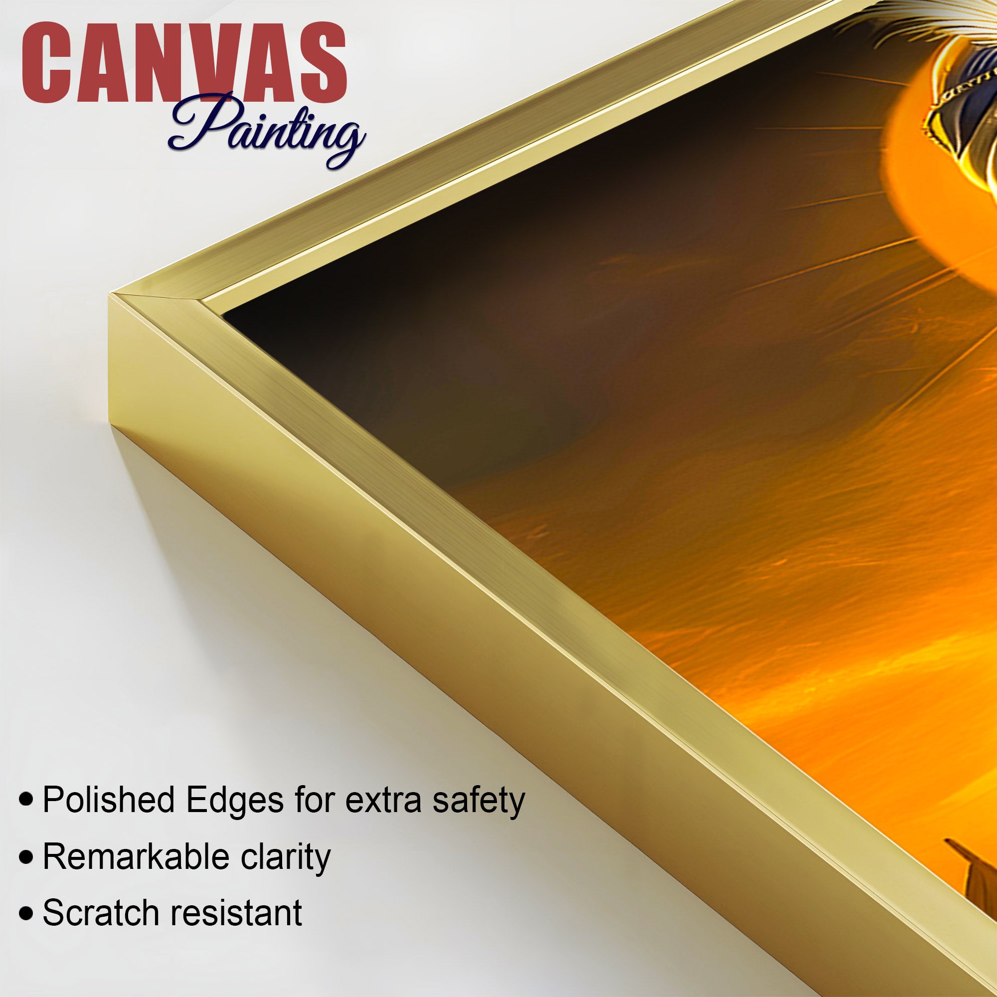 Sikh Spiritual Warrior Painting Traditional Religious Wall Art