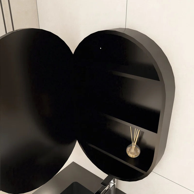 Sleek & Durable Oval Bathroom Cabinet Wall Mirror