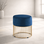 sleek-navy-steel-stool-with-luxurious-gold-frame