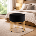 sleek-rich-black-steel-stool-with-luxurious-gold-frame