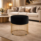 sleek-rich-black-steel-stool-with-luxurious-gold-frame