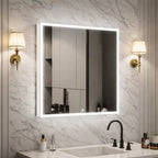 Smart Touch Bathroom Mirror Cabinet with Backlit LED