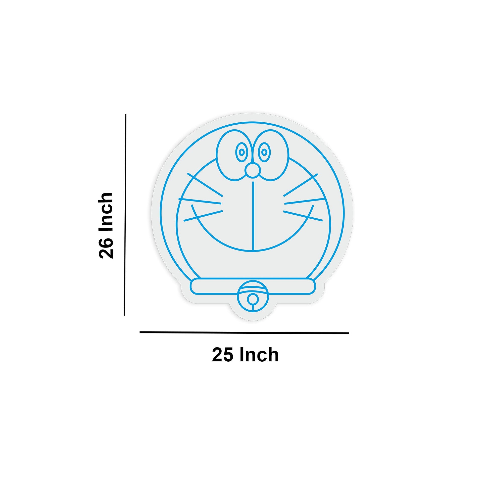 Smiley Face of Doraemon Neon Sign LED Light