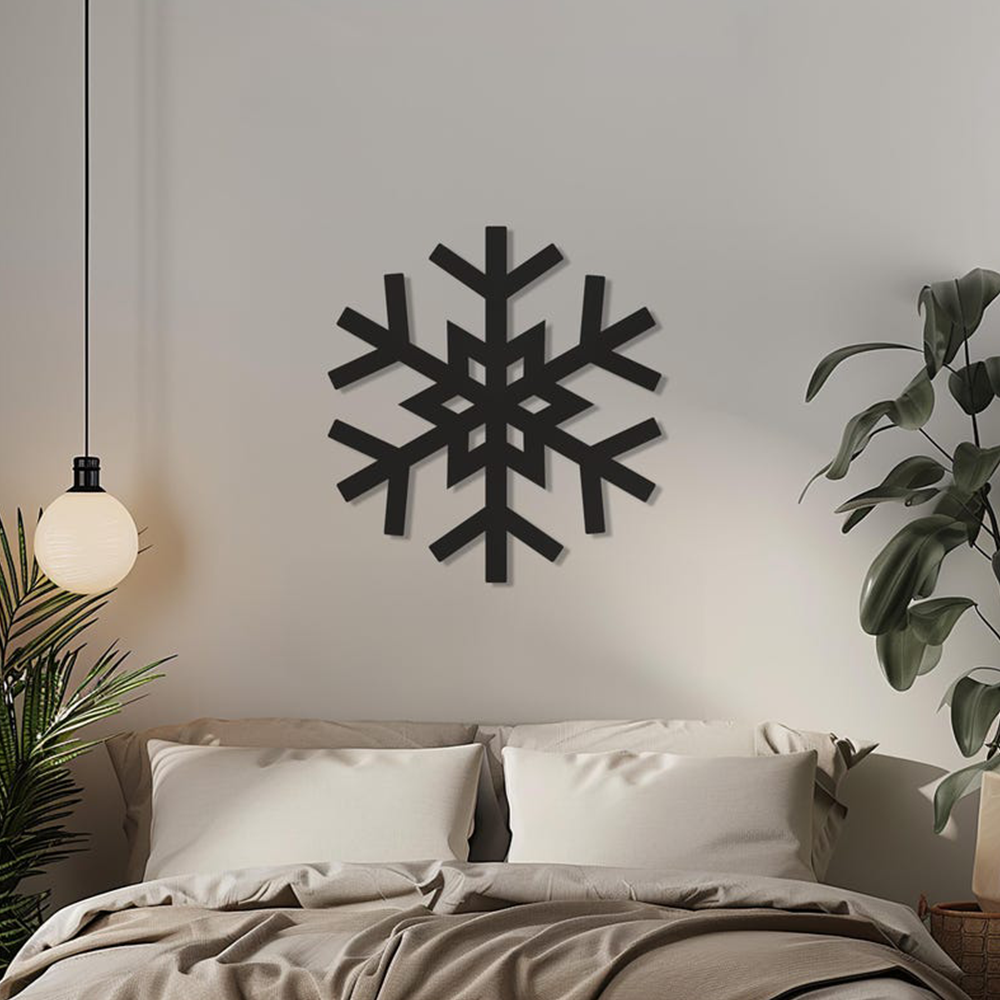 Snowflake Unique Winter Wall Metal Art Decor