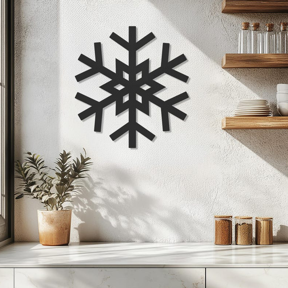 Snowflake Unique Winter Wall Metal Art Decor