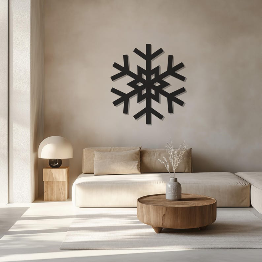 Snowflake Unique Winter Wall Metal Art Decor