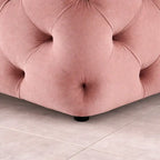 solid-pink-color-square-shaped-artistic-design-tufted-velvet-ottoman