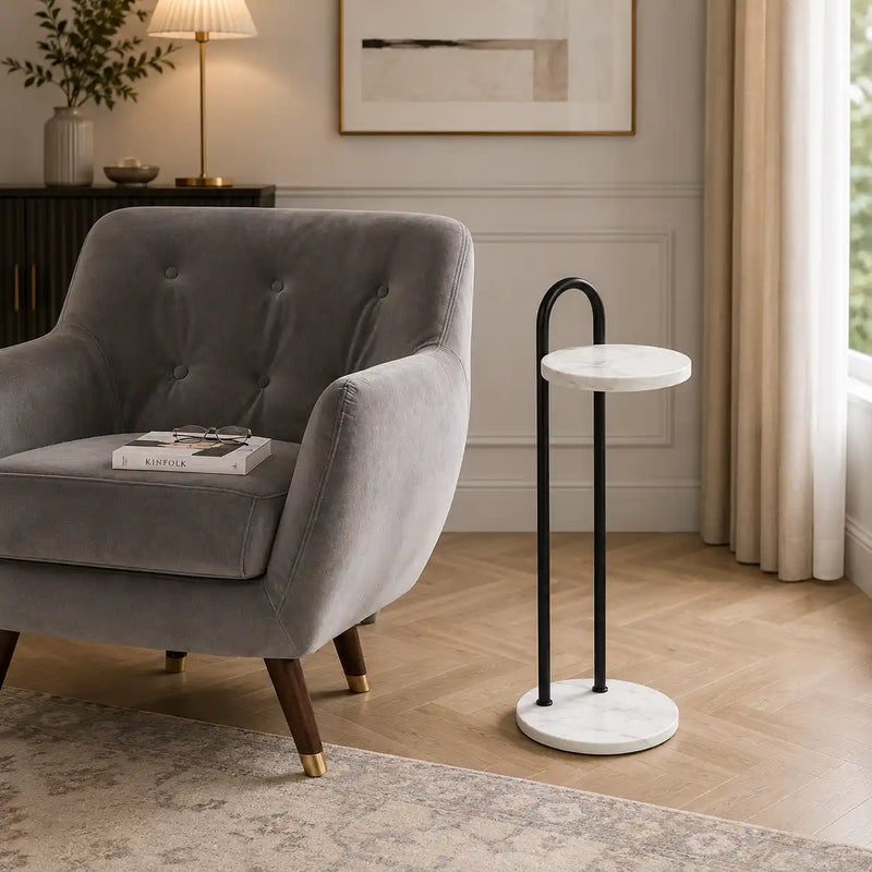 space-saving-round-marble-side-table