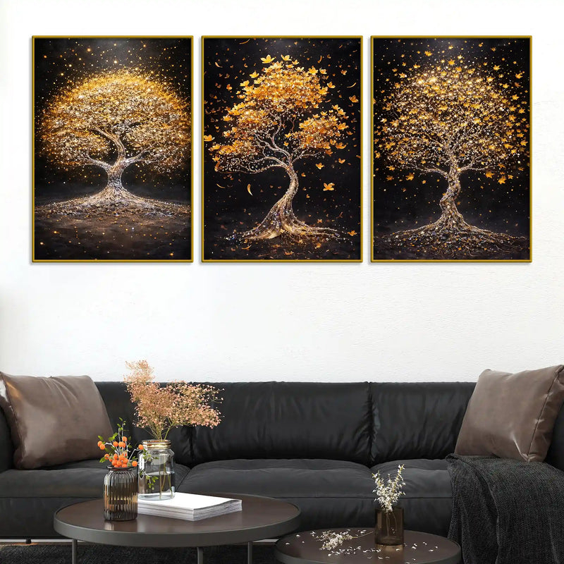 sparkling-golden-tree-of-life-floating-frame-crystal-wall-painting-set-of-3