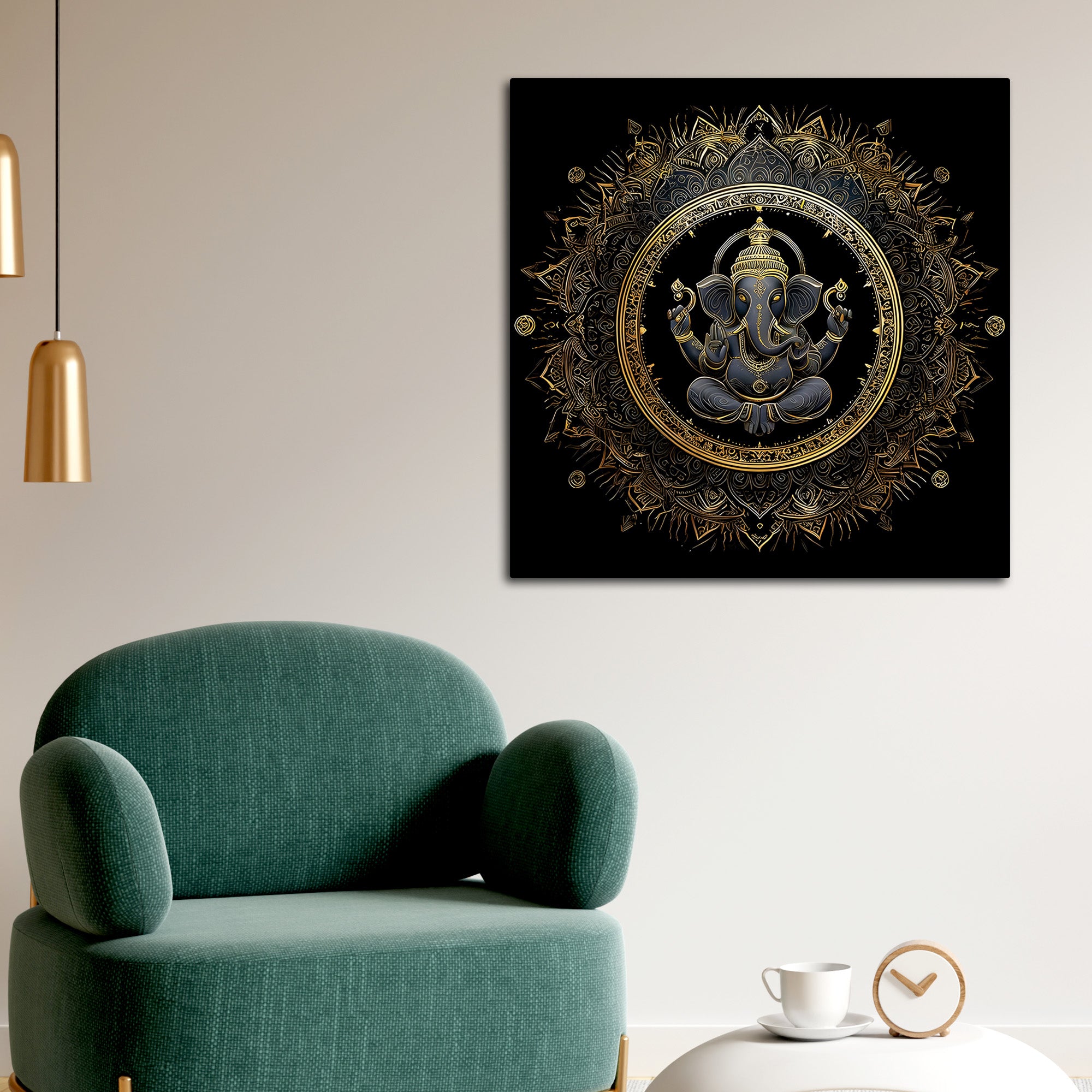 Spiritual Bappa Ji Home Decor Painting for Living Space