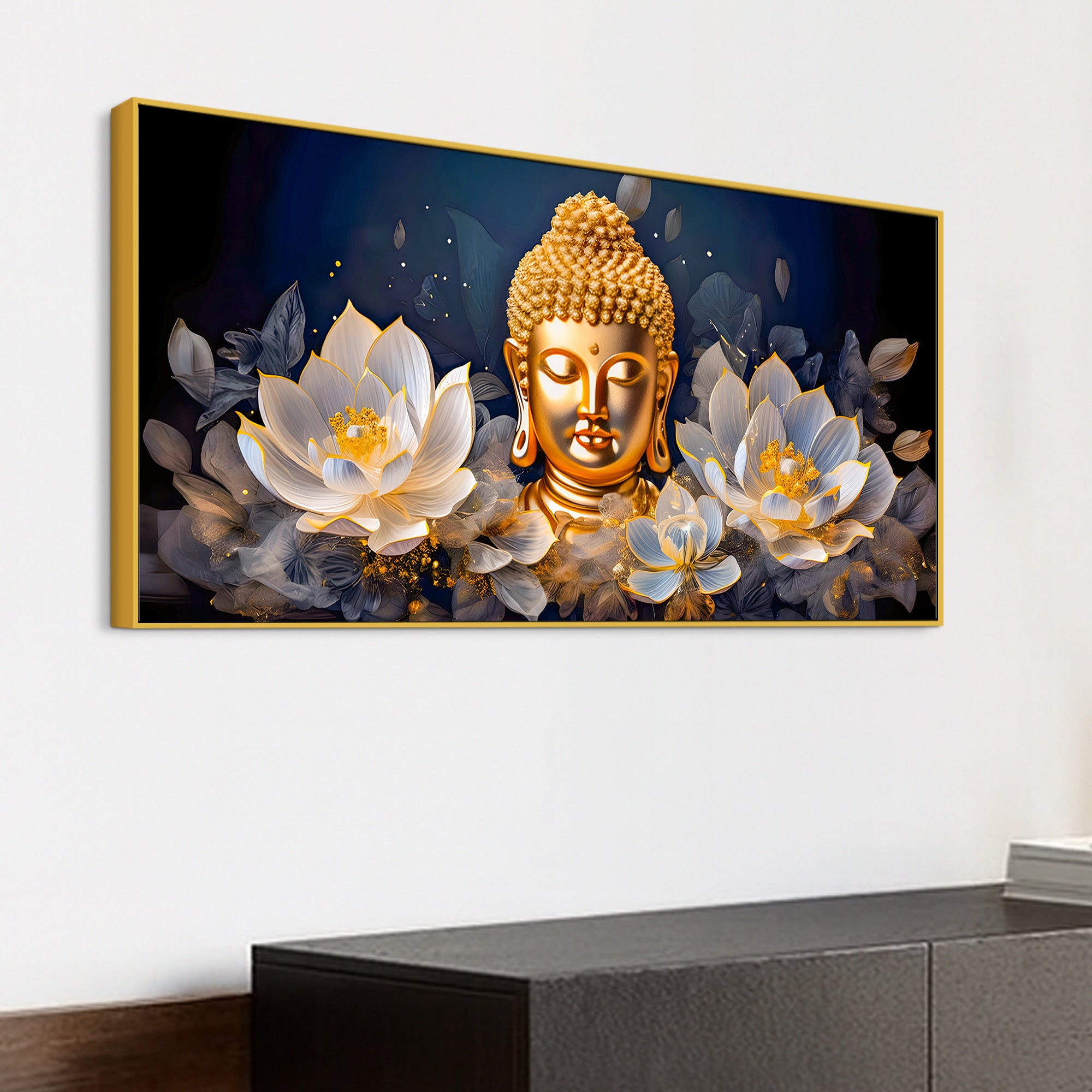 Spiritual Buddha Canvas Wall Art for Bedroom & Living Room