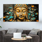 Spiritual Buddha Canvas Wall Painting for Home & Office Decor
