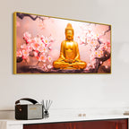 Spiritual Buddha Canvas Wall Painting for Peaceful Home Décor