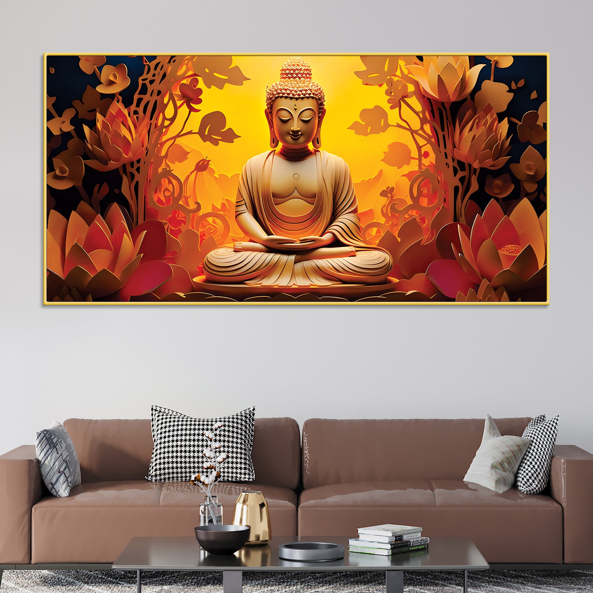 spiritual-buddha-painting-for-peaceful-home-interiors