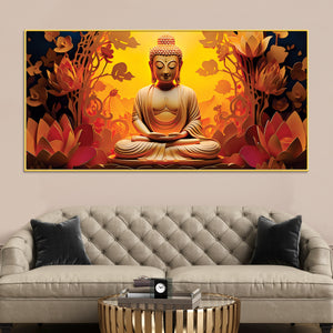 Spiritual  Buddha Painting for Peaceful Home Interiors