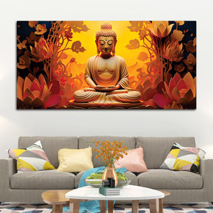 Spiritual  Buddha Painting for Peaceful Home Interiors