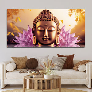 Spiritual Buddha Wall Painting for Modern Home Decor